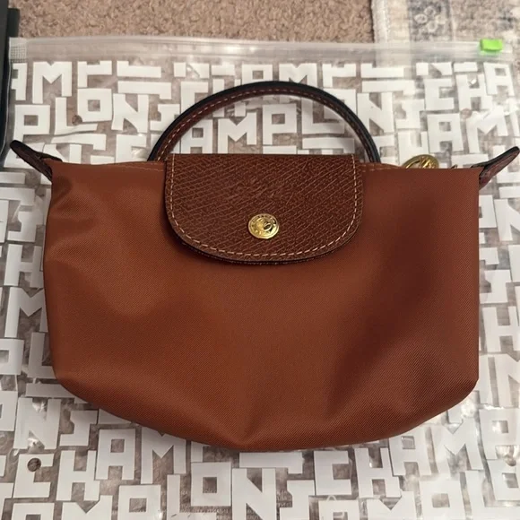 Longchamp Le Pilage Nylon Canvas Cosmetics Case - Picture 7 of 13